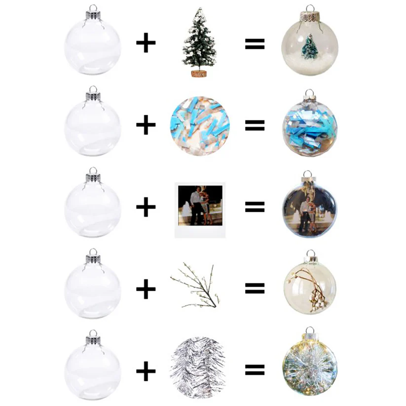 Glob inserție foto rotund pentru brad – personalizabil, ideal pentru cadouri